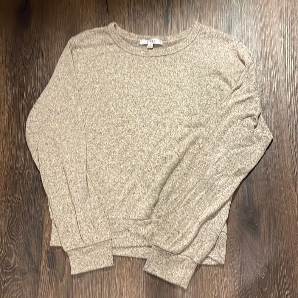 Cream Longsleeve Top, Size S